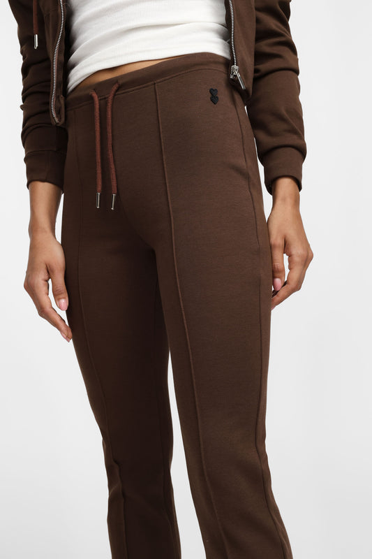 Medium rise jogging trousers