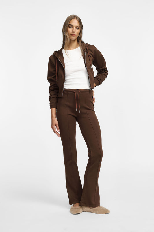 Medium rise jogging trousers