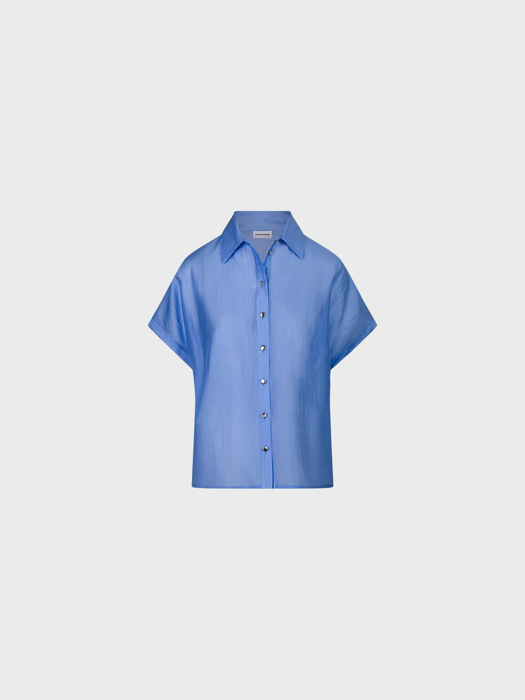 Camicia manica chimono con bottoni a contrasto