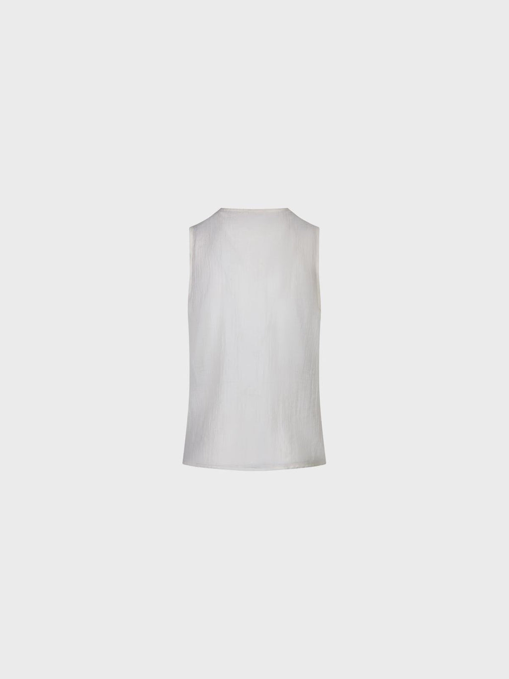 Camicia senza maniche con fiocchi davanti