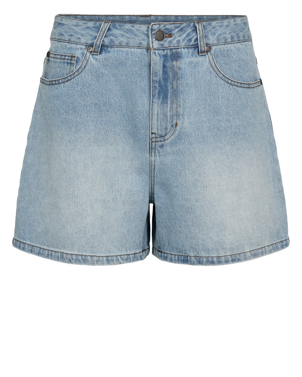 NUVIRGINIA DENIM SHORTS - Light Blue Denim