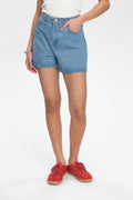 NUVIRGINIA DENIM SHORTS - Light Blue Denim