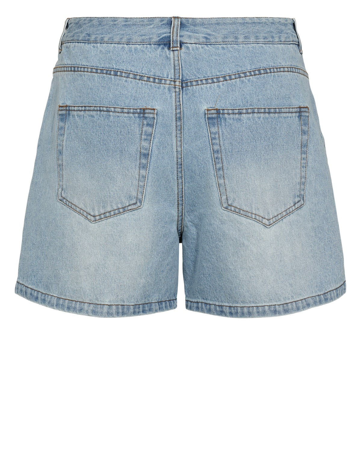 NUVIRGINIA DENIM SHORTS - Light Blue Denim