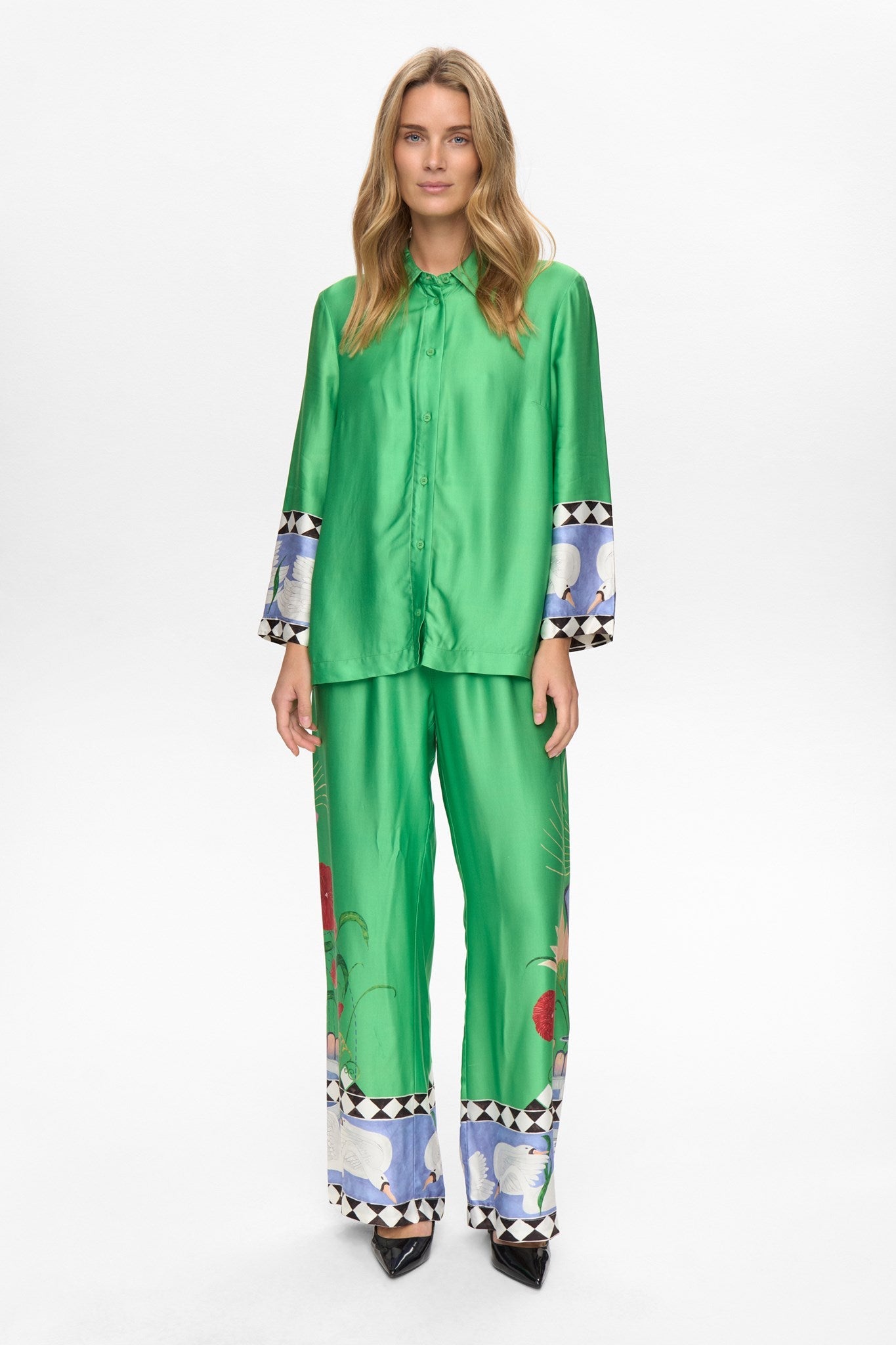 NUADELINA SHIRT - Vibrant Green
