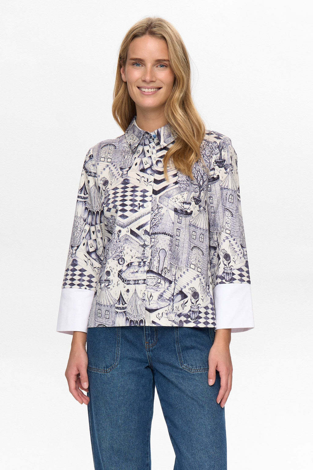 NUGARDENIA SHIRT - Cloud Dancer