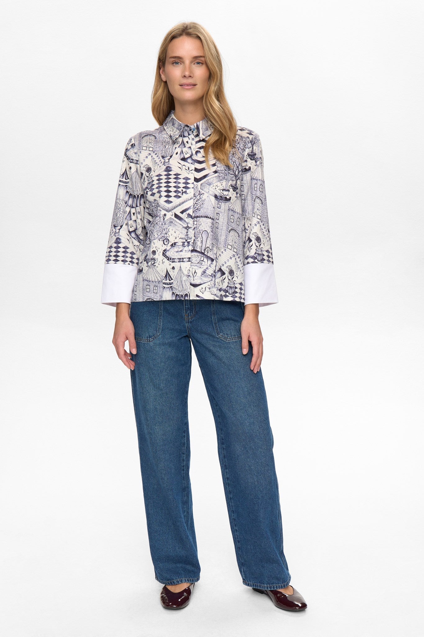 NUGARDENIA SHIRT - Cloud Dancer