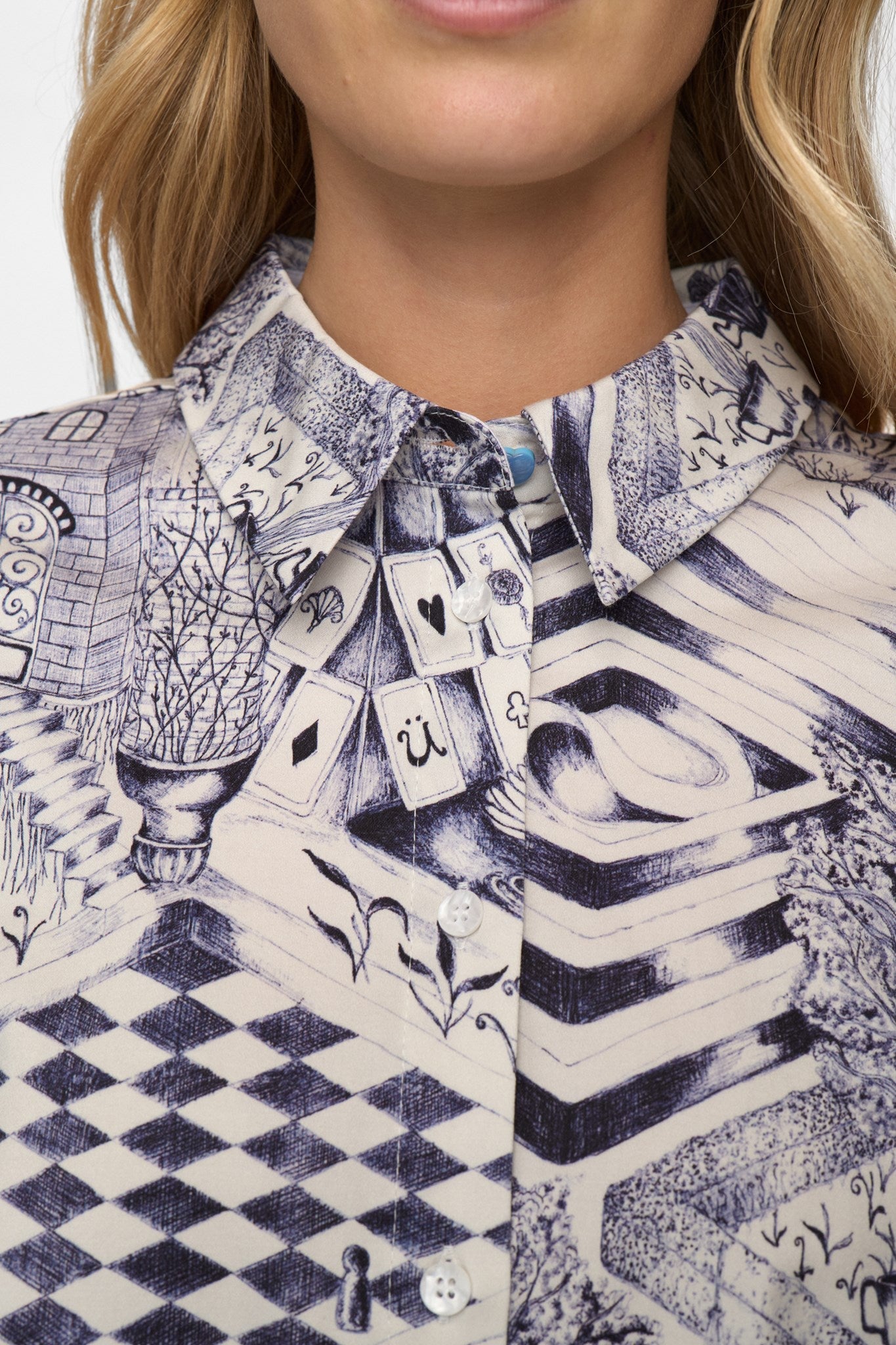 NUGARDENIA SHIRT - Cloud Dancer