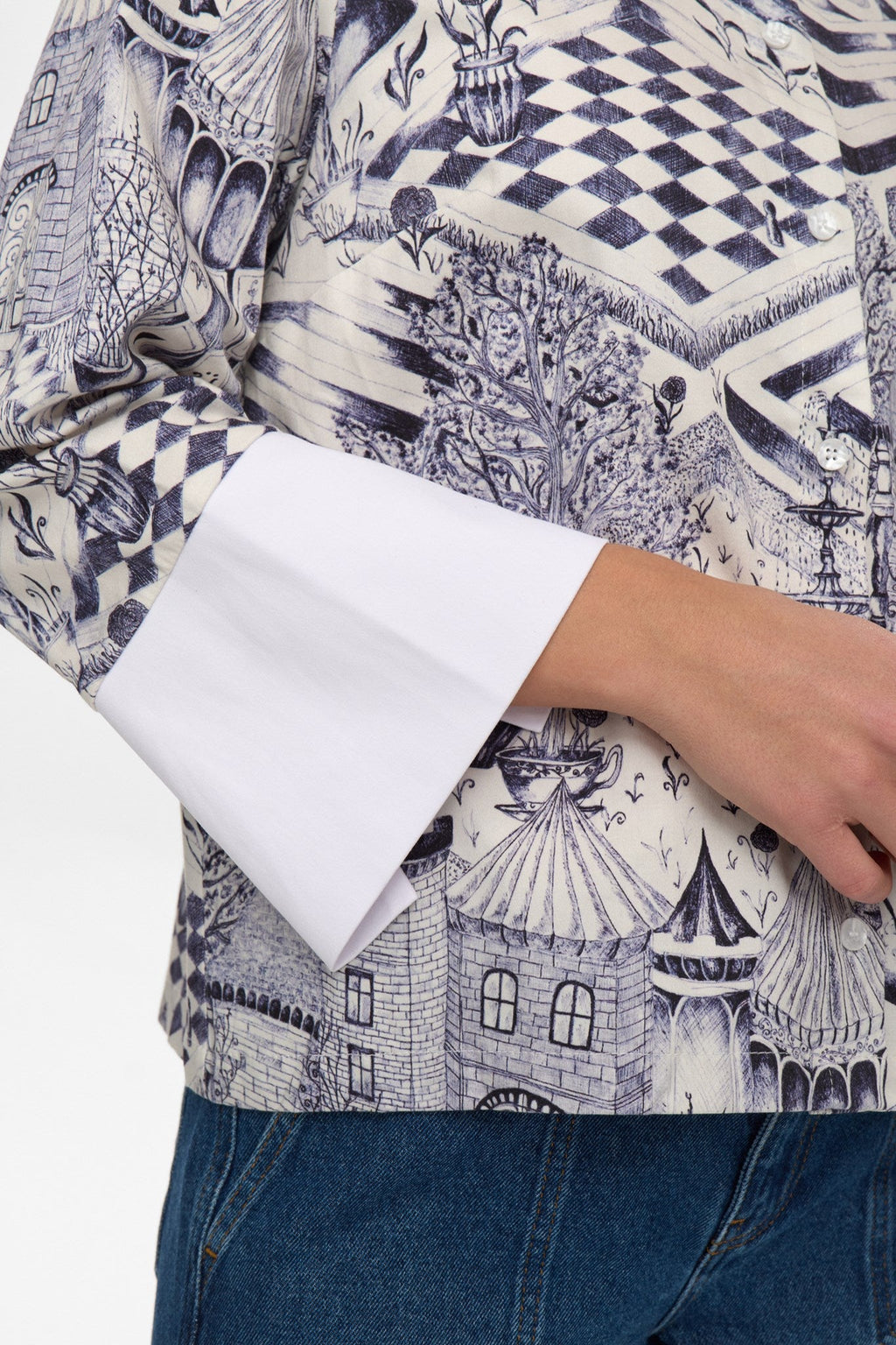 NUGARDENIA SHIRT - Cloud Dancer