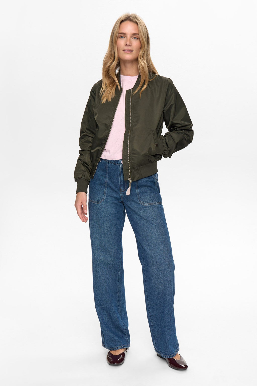 NUALISANDRA BOMBER JACKET - Rosin