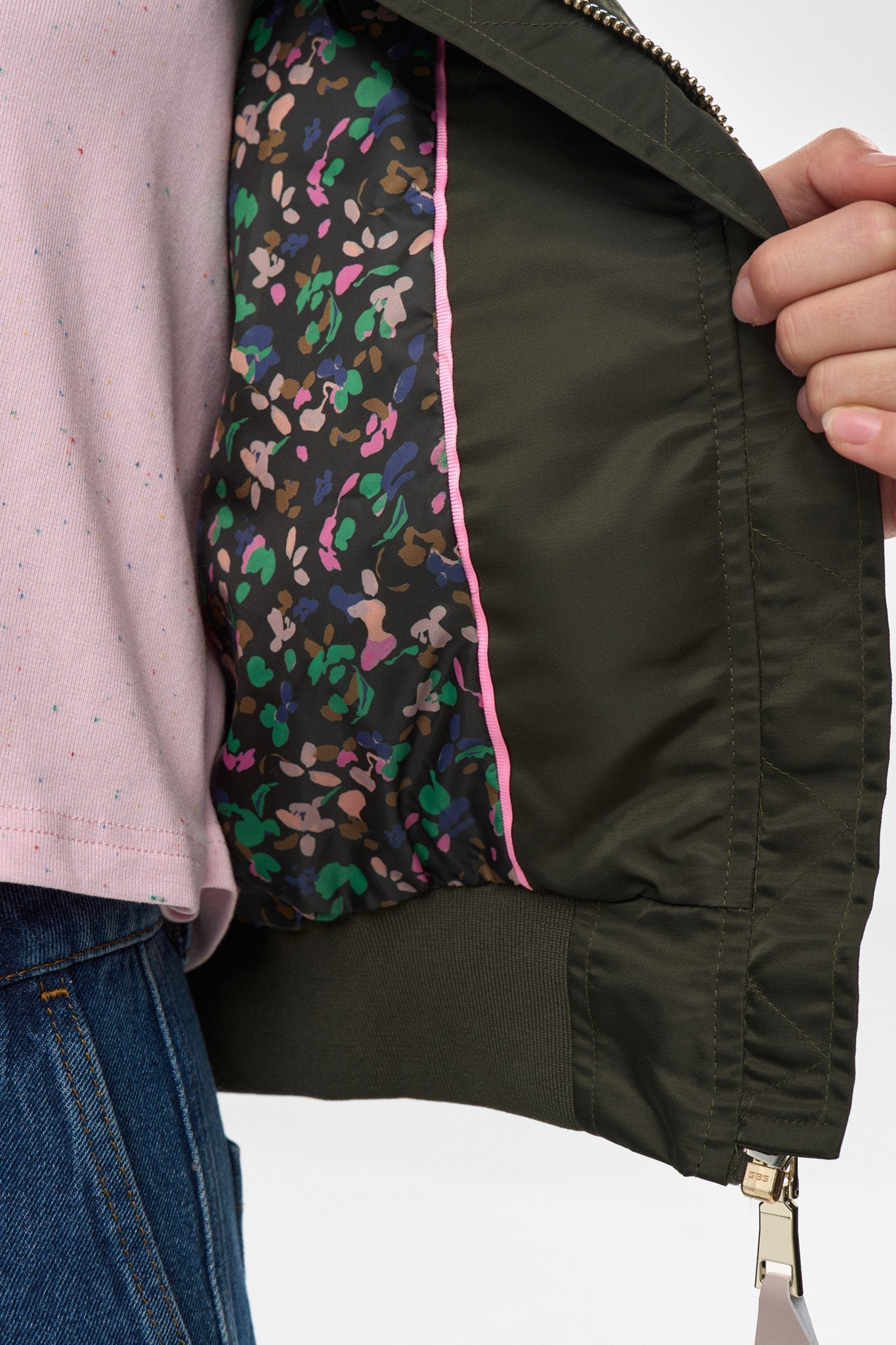 NUALISANDRA BOMBER JACKET - Rosin