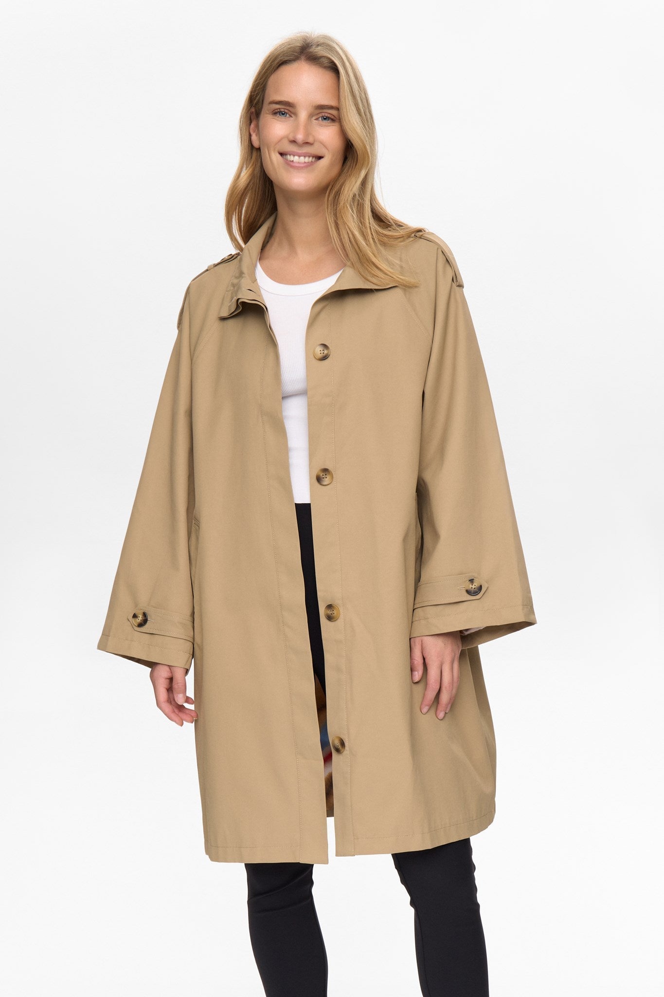 NUFLORIAN COAT - Sesame