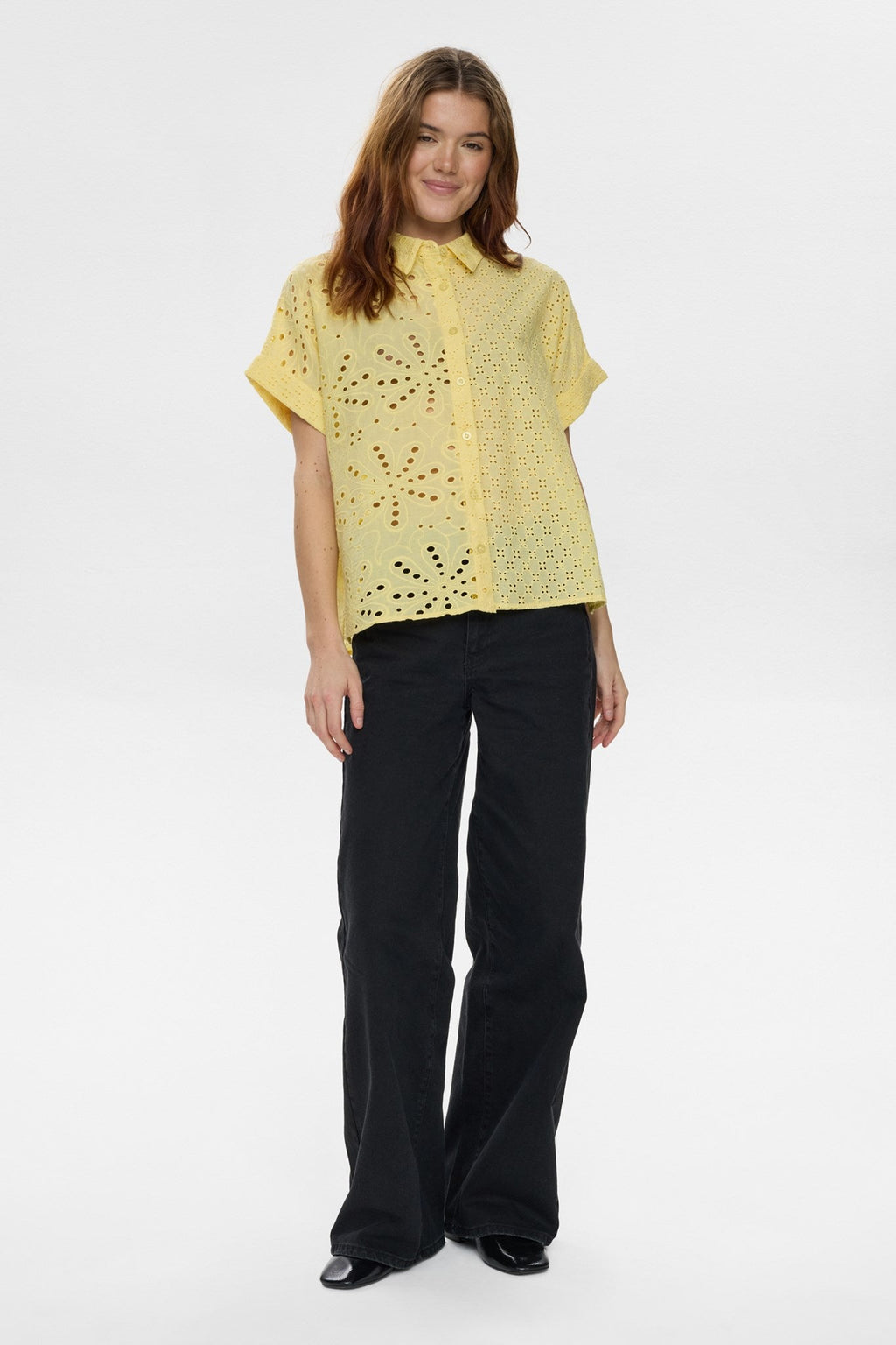 NUPALMA SLEEVELESS SHIRT - Popcorn