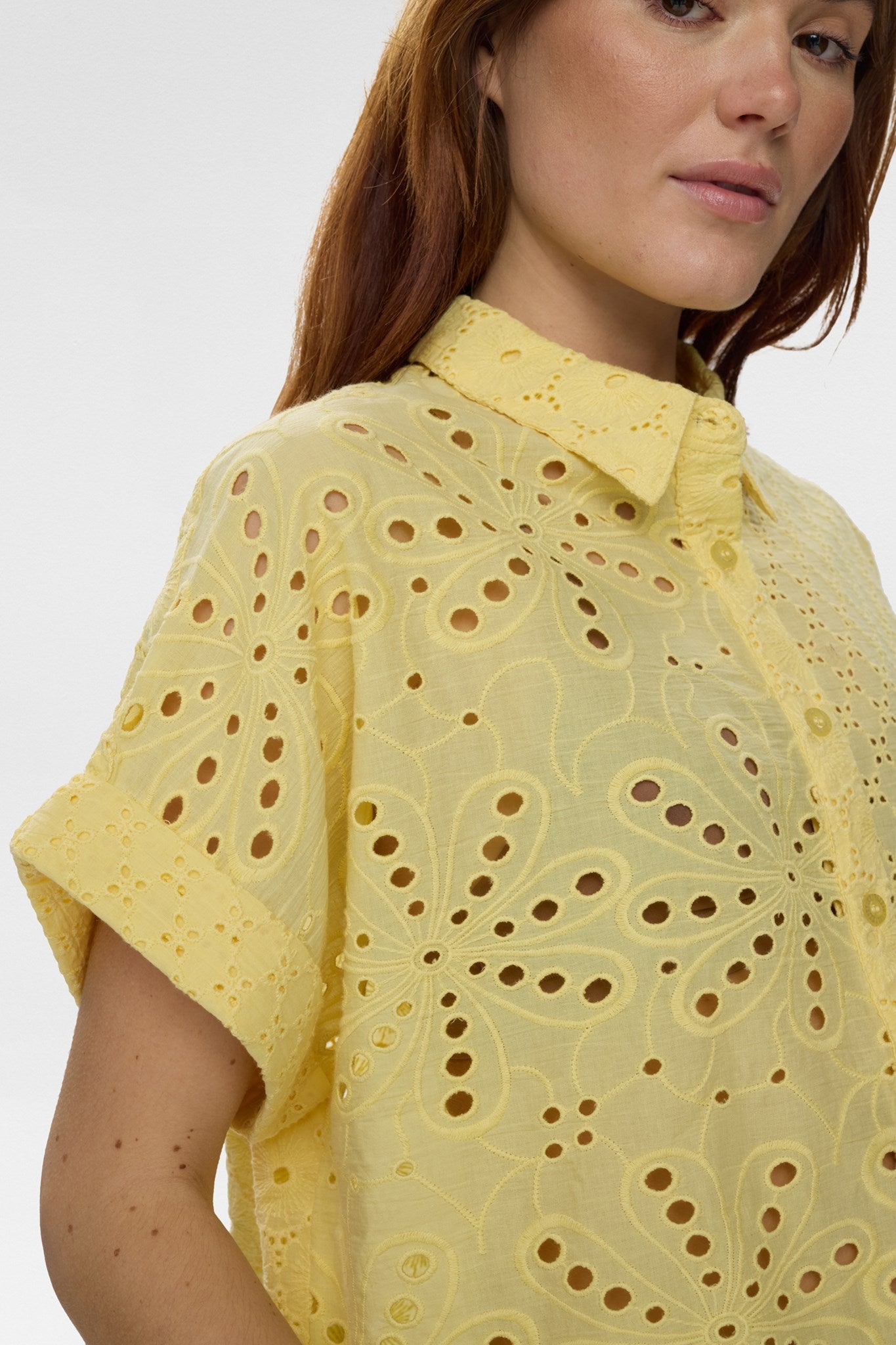 NUPALMA SLEEVELESS SHIRT - Popcorn