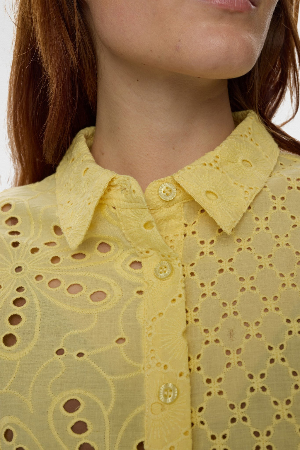 NUPALMA SLEEVELESS SHIRT - Popcorn