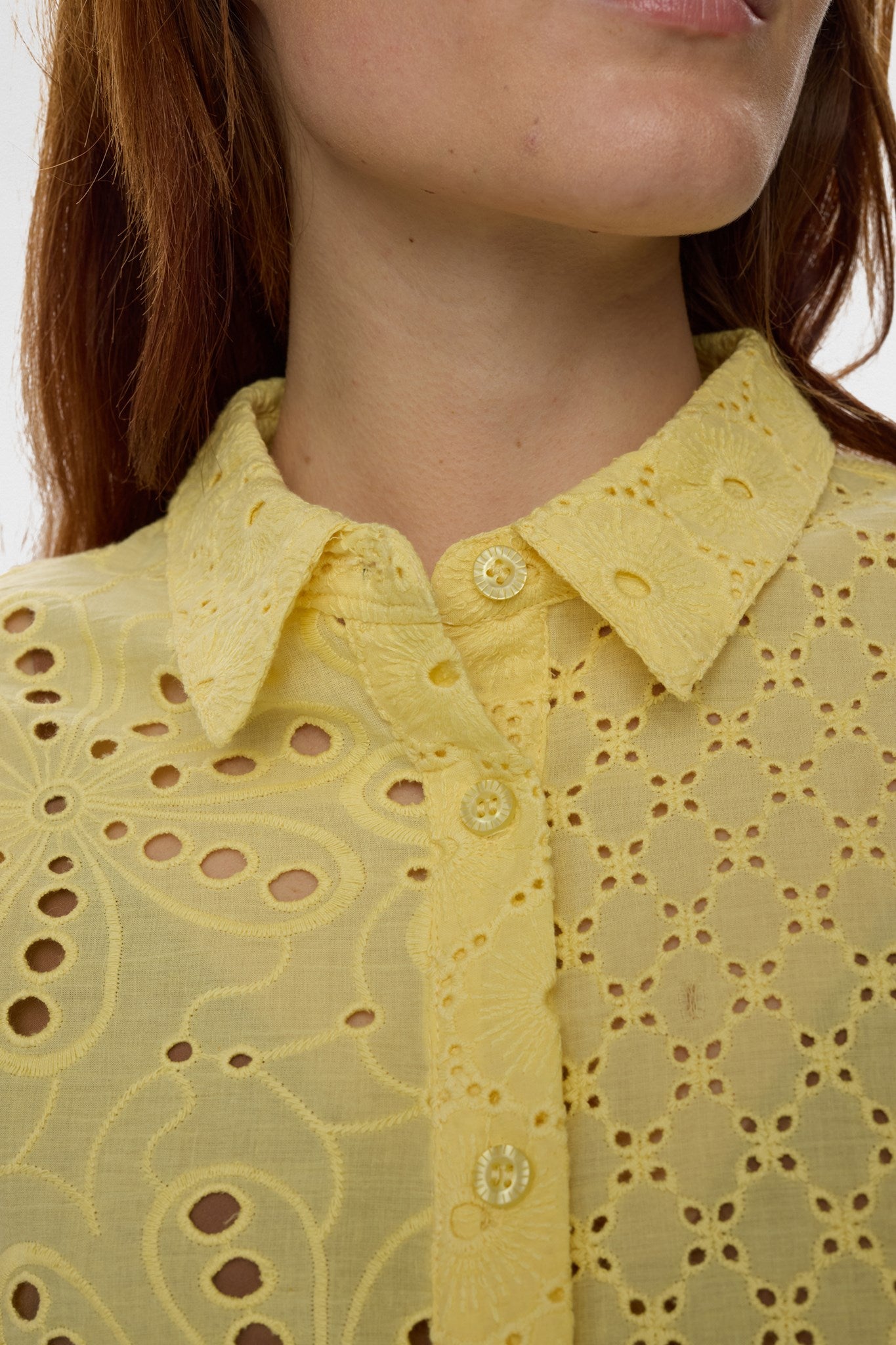 NUPALMA SLEEVELESS SHIRT - Popcorn