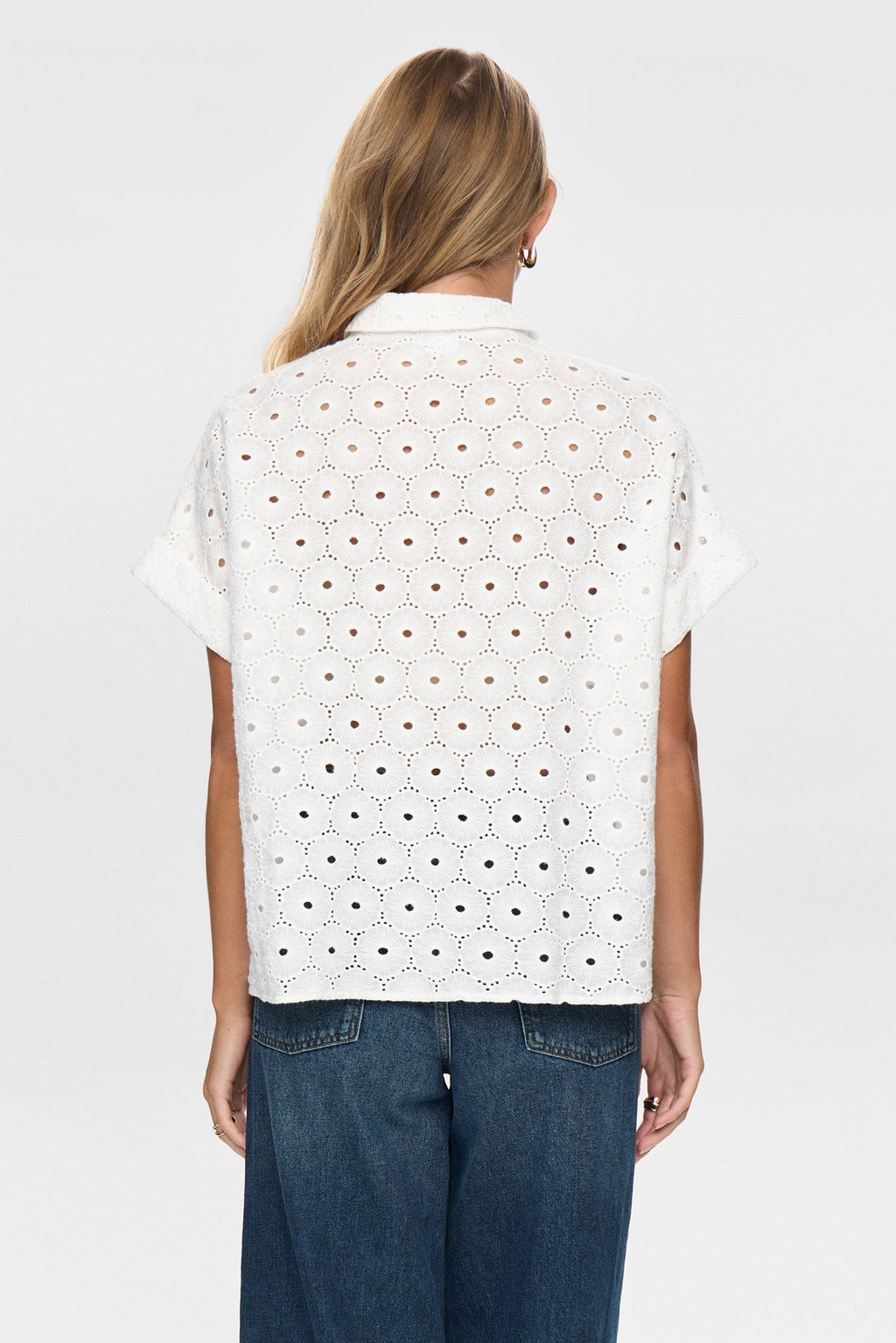NUPALMA SLEEVELESS SHIRT - Bright White