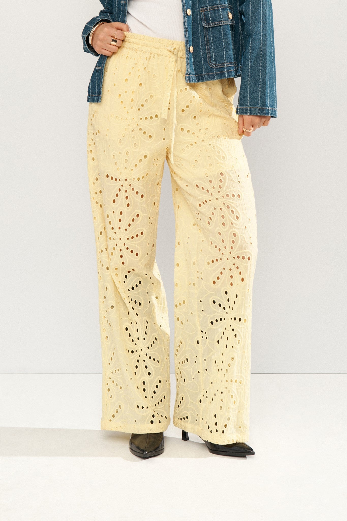 NUPALMA PANTS - Popcorn