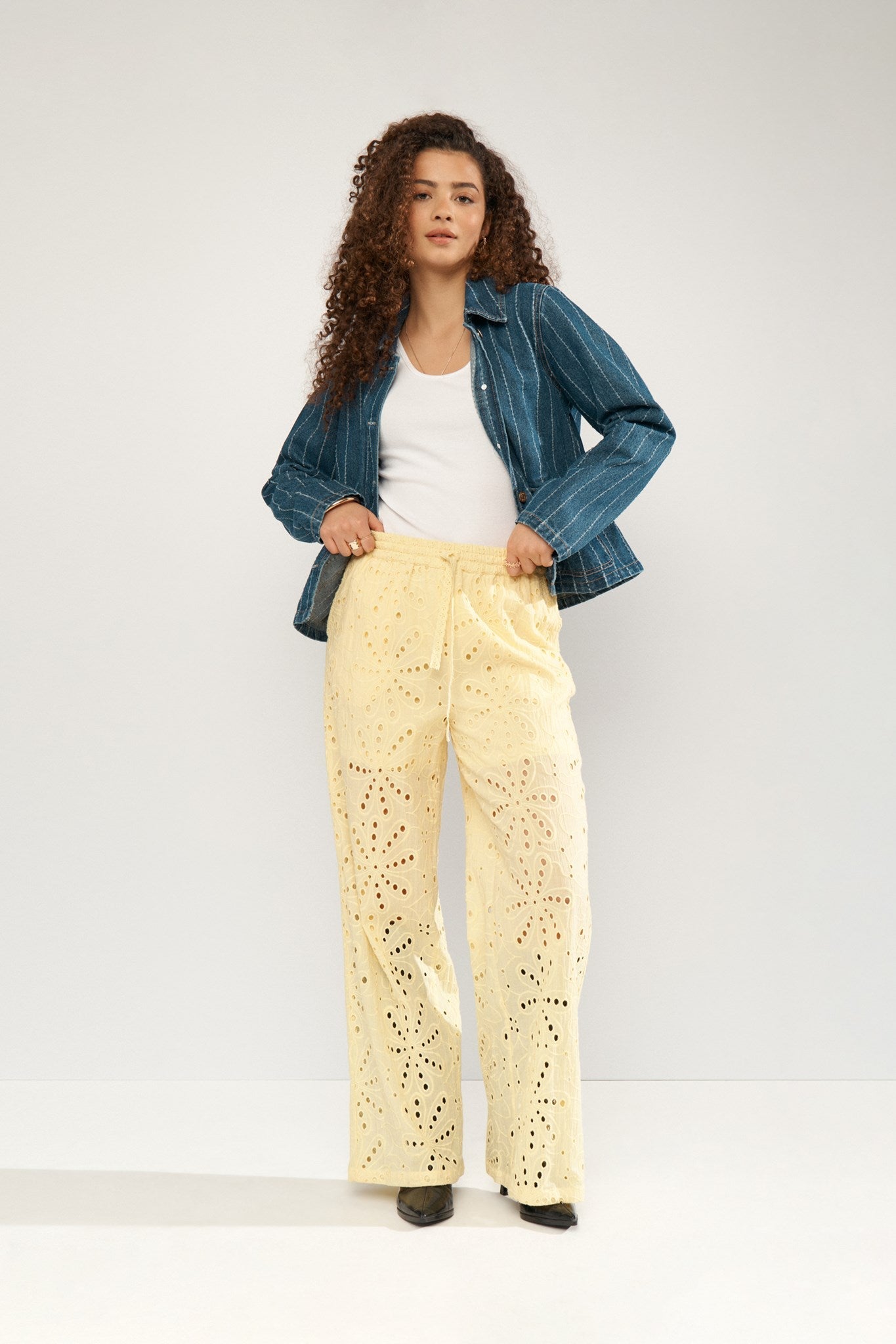 NUPALMA PANTS - Popcorn