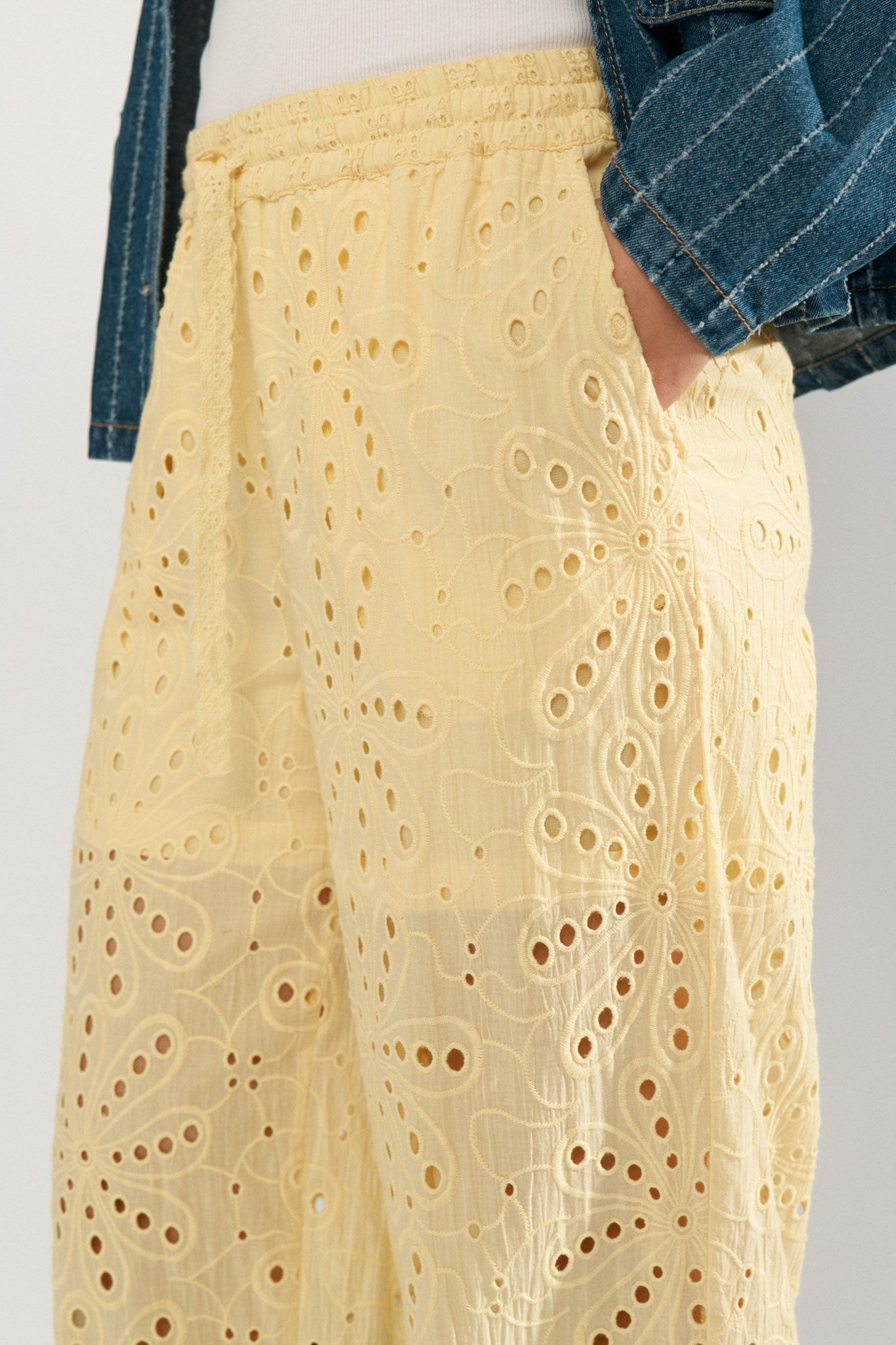 NUPALMA PANTS - Popcorn