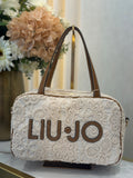 Medium bowling bag with lace detailing
