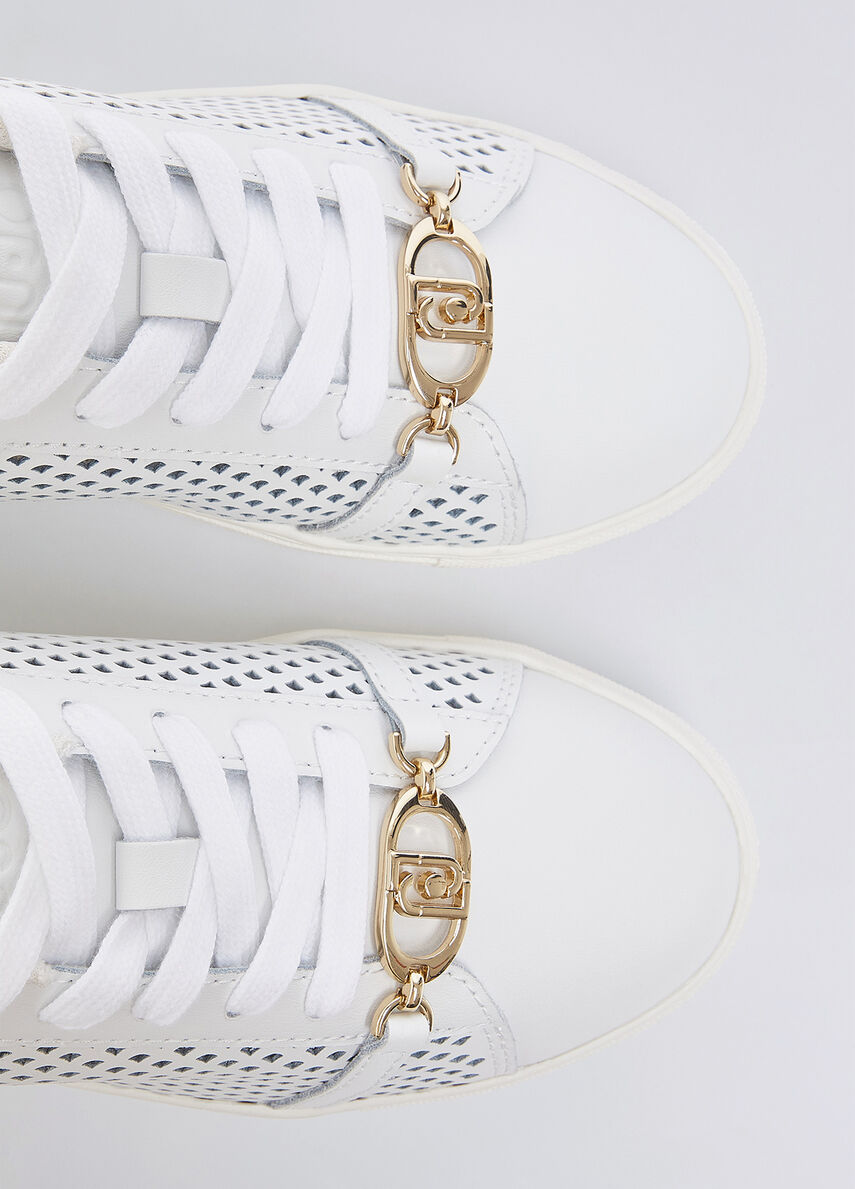 Perforated sneakers