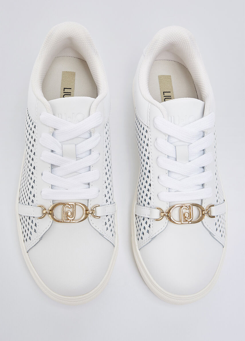 Perforated sneakers