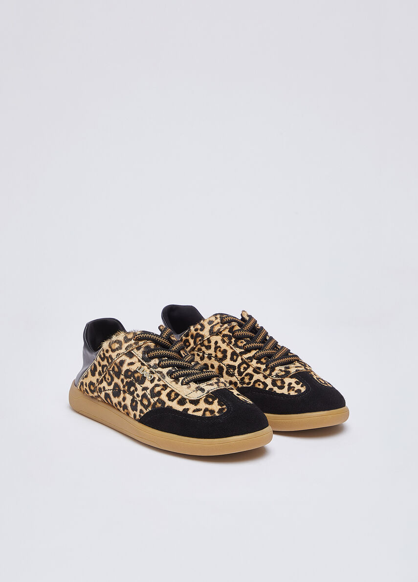 Pony hair sneakers