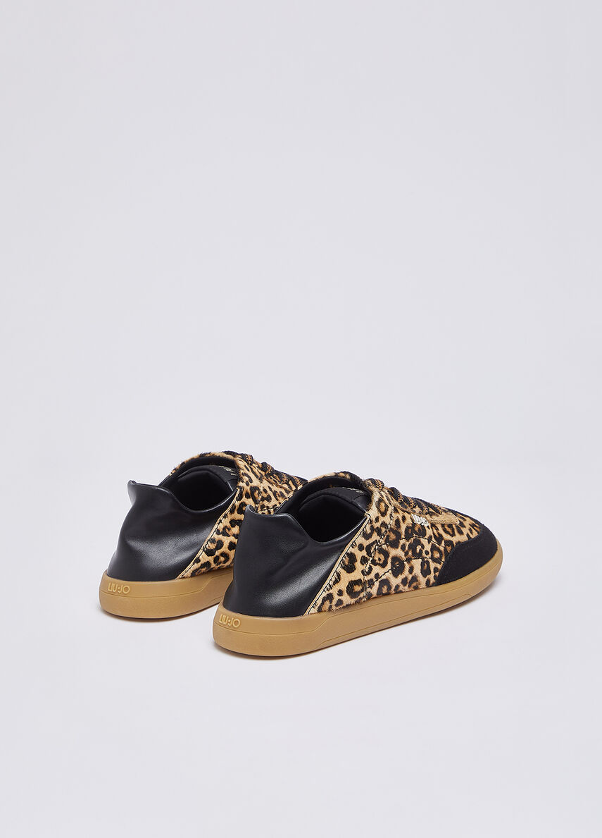 Pony hair sneakers