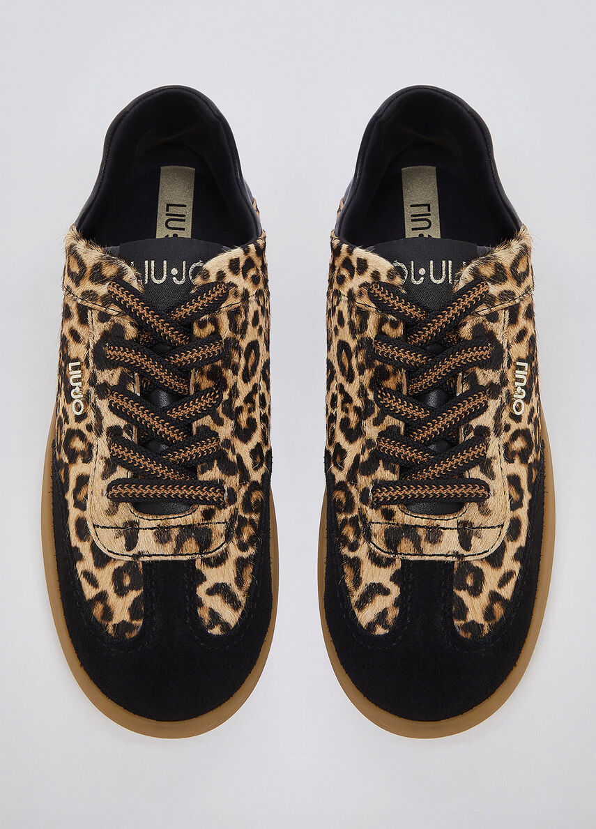 Pony hair sneakers