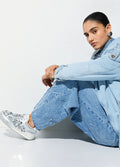 Sneakers with maxi-sequins