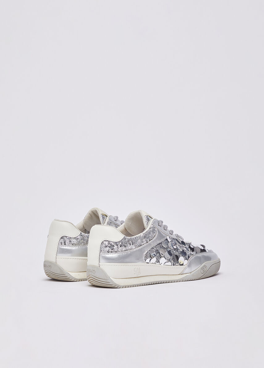 Sneakers with maxi-sequins