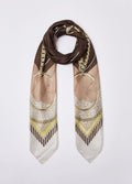 Scarf with ribbons