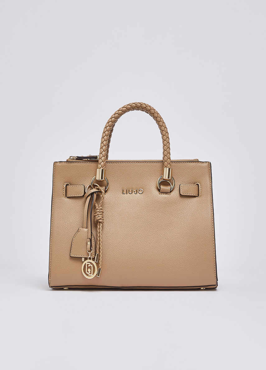 Small satchel bag with charms