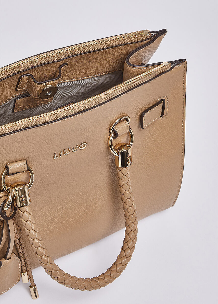 Small satchel bag with charms