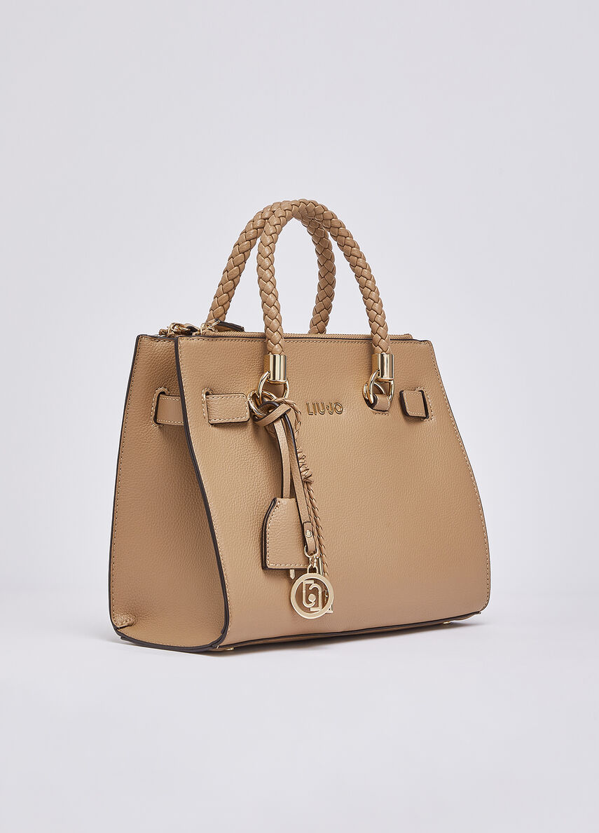 Small satchel bag with charms