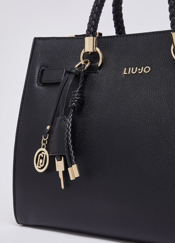 Medium satchel with charms