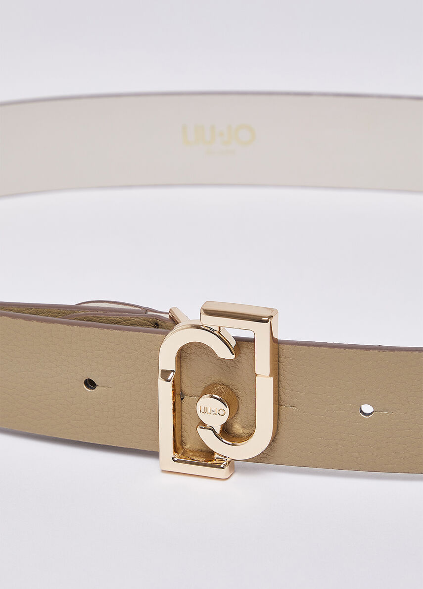Belt with logo