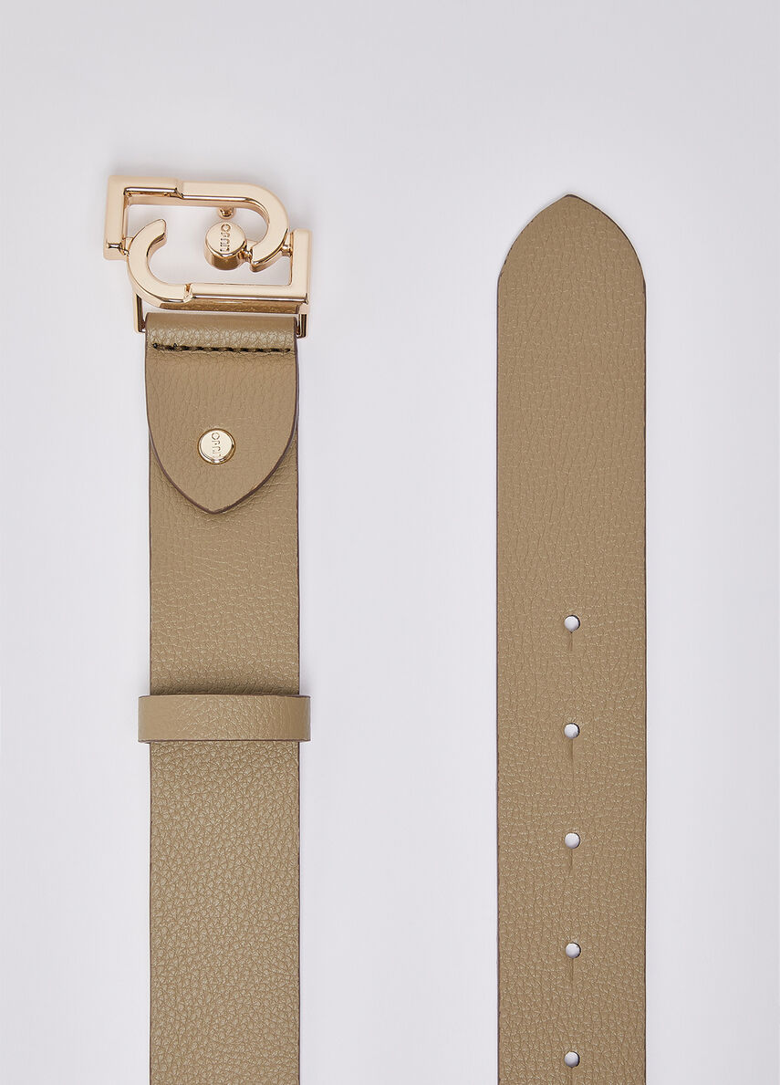 Belt with logo