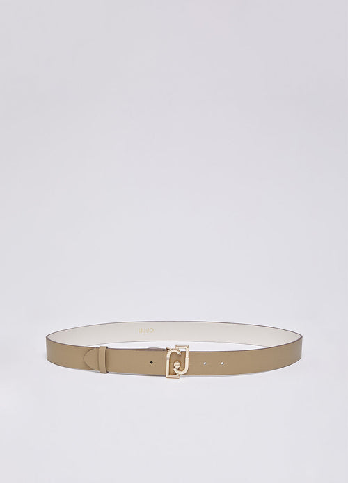 Belt with logo
