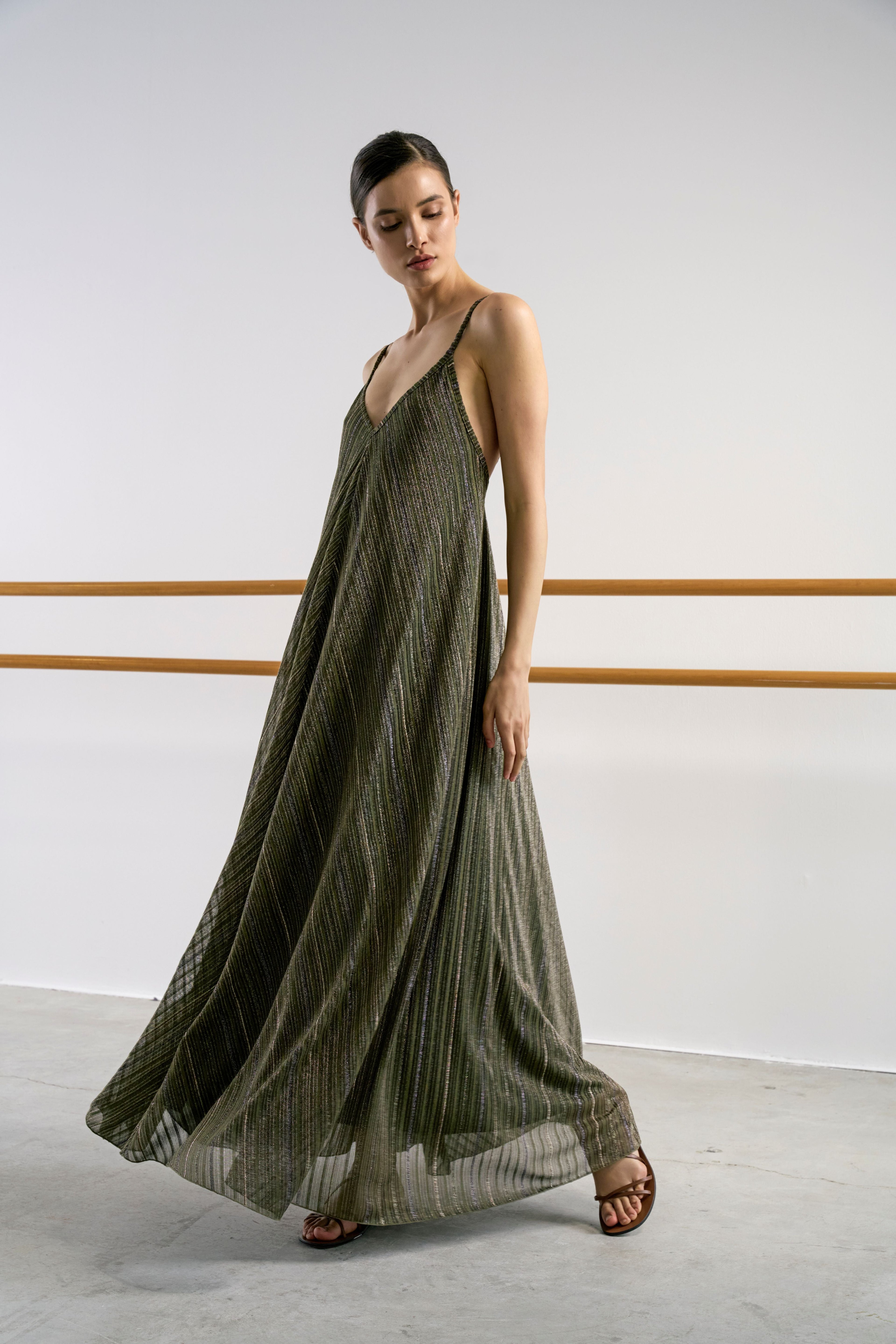 Abito in maglia lurex