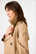 Beige trenchcoat