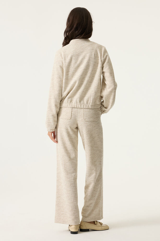 Beige tweed jacket