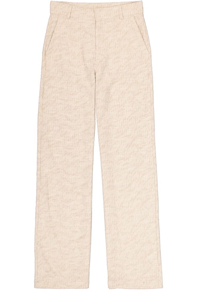 Beige tweed trousers